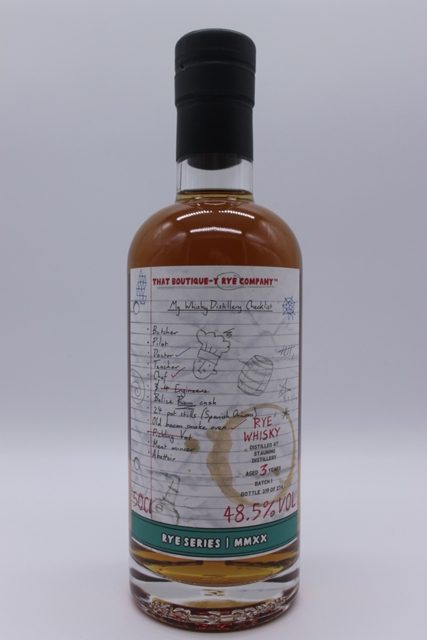Stauning Rye 3 Jahre That Boutique-y Rye Whisky Company - 48,5%