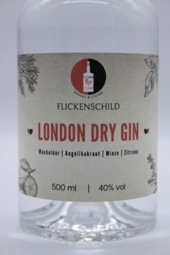 Flickenschild Gin - London Dry - 40% – Bild 2