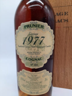 Cognac Prunier 1977 Petite Champagne - 59,7% – Bild 2