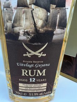 Uitvlugt Guyana Rum 12 Jahre Sansibar - 51,9% – Bild 2