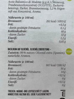 3er Set Essig & Öl Wajos - 3x100ml – Bild 2