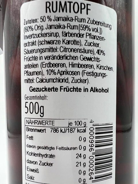 Köstlicher Rumtopf groß Michelsen - 500g – Bild 2