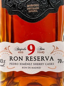Ron Mentidero 9 Years Reserva - 43% - Image 2
