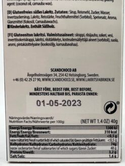 Lakritsfabriken Ramlösa Sweet - 40g – Bild 2