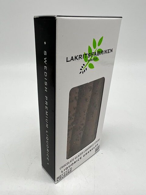 Lakritsfabriken Ramlösa mit Schokoladenüberzug und Lakritzgranulat - 45g – Bild 4