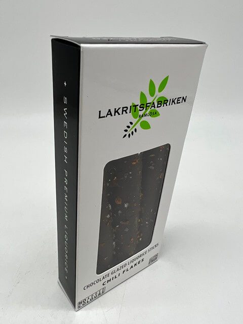 Lakritsfabriken Ramlösa mit Schokoladenüberzug und Chili Flocken - 45g – Bild 4