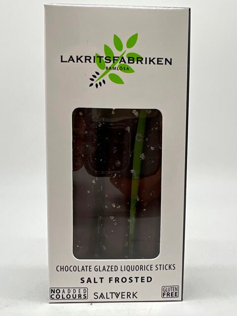 Lakritsfabriken Ramlösa mit Schokoladenüberzug und Salz - 45g