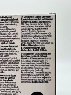 Lakritsfabriken Ramlösa mit Schokoladenüberzug und Salz - 45g – Bild 2