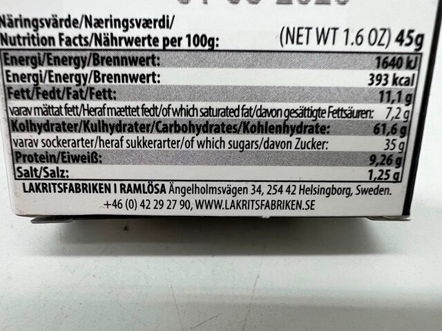 Lakritsfabriken Ramlösa mit Schokoladenüberzug und Salz - 45g – Bild 3