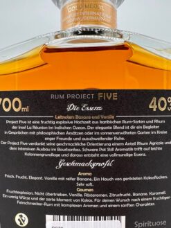 Old Man Rum "Project Five" - 40% – Bild 2