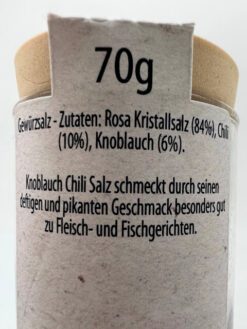 Knoblauch Chili Salz DeWi - 70g – Bild 2