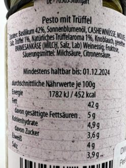 Trüffel Pesto DeWi - 135g – Bild 2