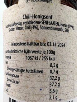 Chili-Honigsenf DeWi - 155g – Bild 2