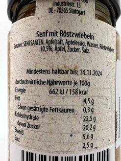 Röstzwiebelsenf DeWi - 155g – Bild 2