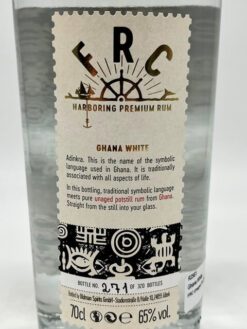Ghana White FRC Unaged Pot Still Rum - 65% – Bild 2