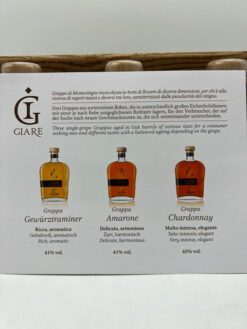 Grappa Giare Set - 3 x 10cl – Bild 2