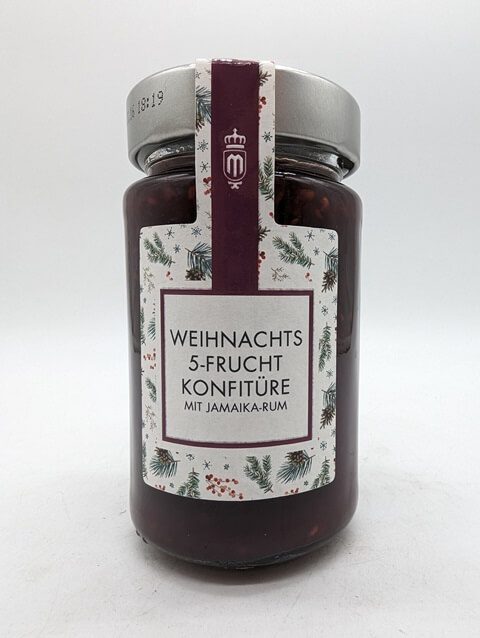 Weihnachtskonfitüre mit 5-Frucht & Jamaika-Rum Michelsen - 280g