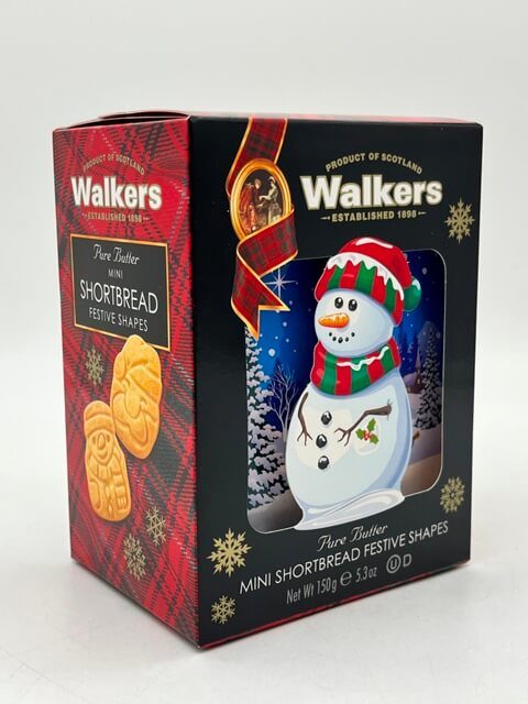 Walkers Mini Shortbread Festive Shapes - 150g