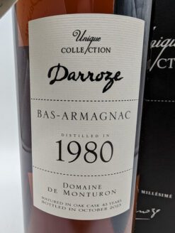 Armagnac 1980 Domaine De Monturon - 40,0% – Bild 2