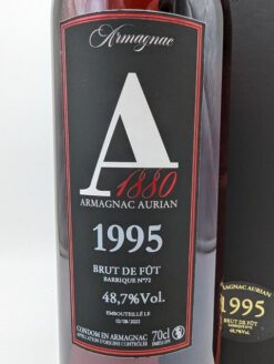 Armagnac Aurian 1995 - 48,7% – Bild 2