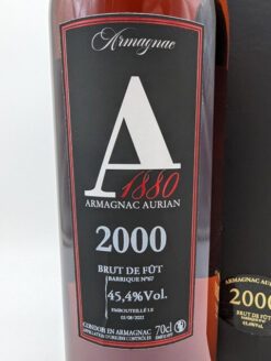 Armagnac Aurian 2000 - 45,4% – Bild 2
