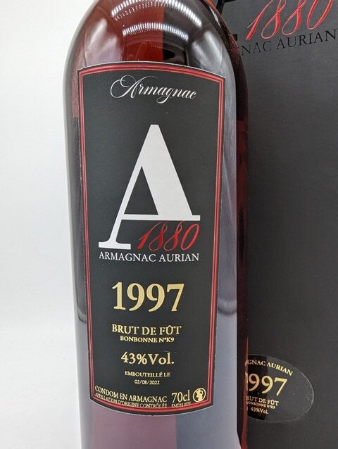 Armagnac Aurian 1997 - 43,0% – Bild 2