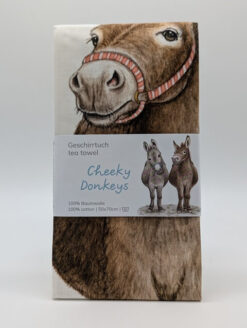 "Cheeky Donkeys" tea towel - MALUU
