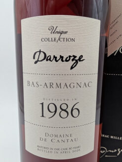 Armagnac Domaine de Cantau 1986 Darroze - 49,5% – Bild 2