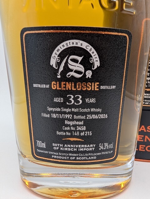 Glenlossie 1992 Signatory #3458 - 54,3% – Bild 2