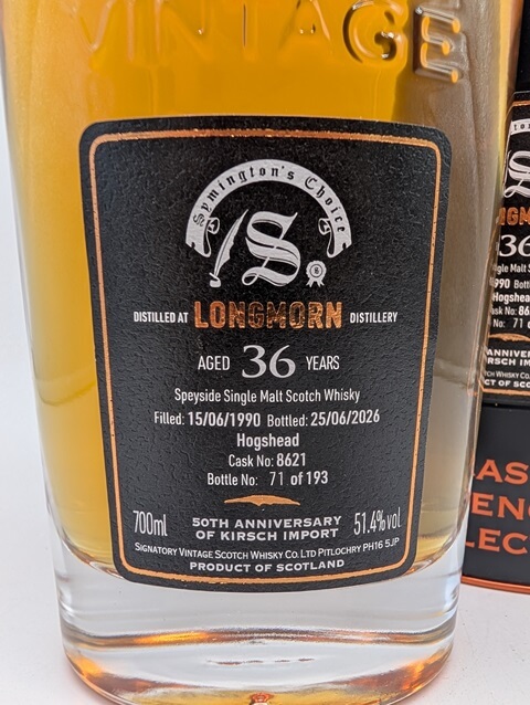 Longmorn 1990 Signatory #8621 - 51,4% – Bild 2