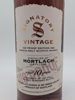 Mortlach 2016 Signatory 100 Proof #84 - 57,1% – Bild 2