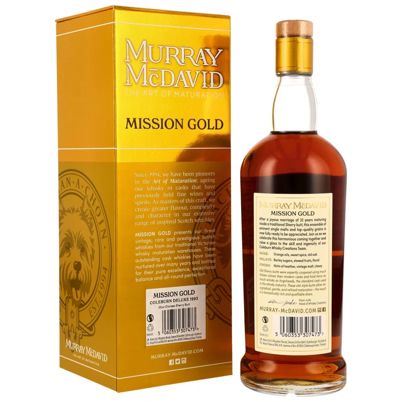 Coleburn Deluxe 1993 Murray McDavid - 43,9% – Bild 2