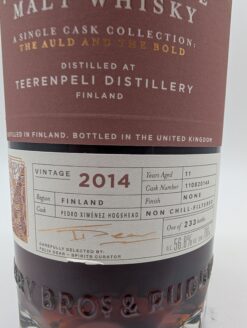Teerenpeli 2014 Berry Bros. PX-Hogshead - 56,8% - Image 2