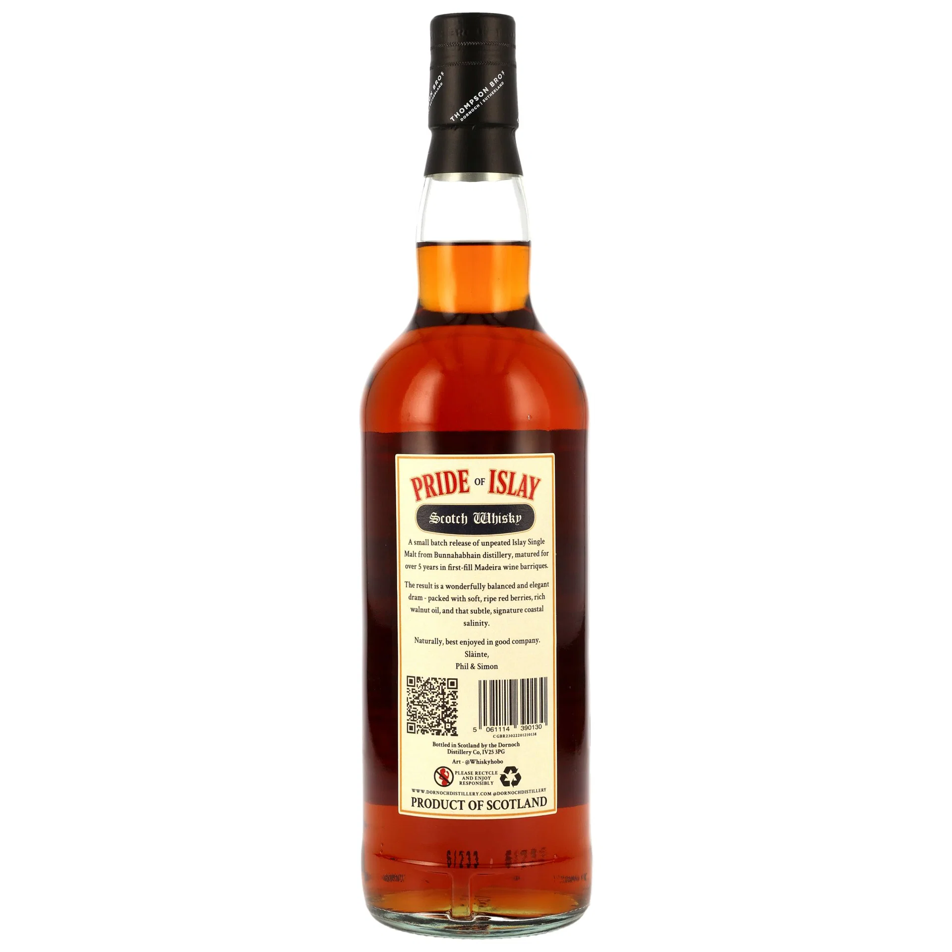 Bunnahabhain 12 Jahre Thompson Bros Madeira - 46,1% – Bild 2