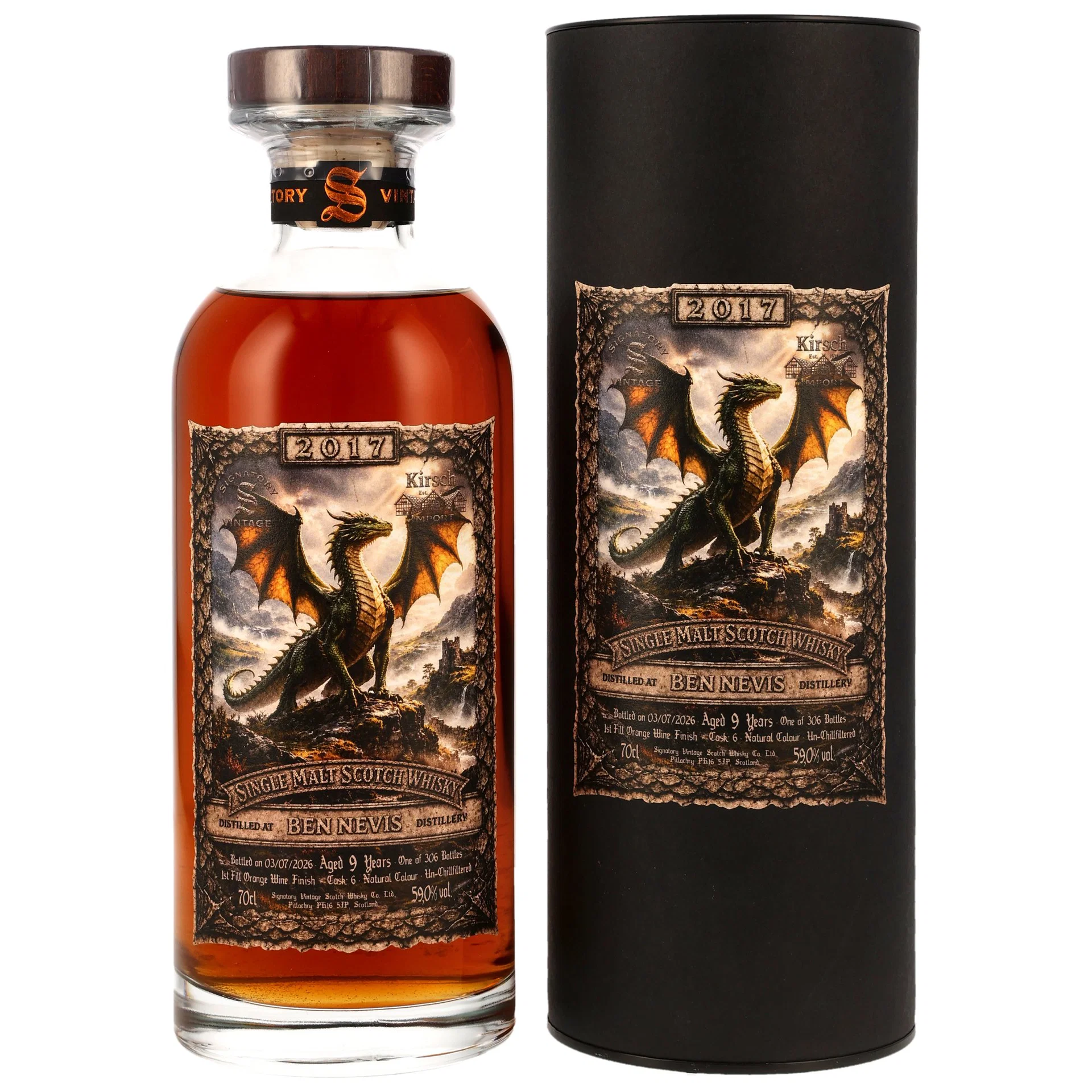 Ben Nevis 2017 "Dragon" Orange Wine Cask #6 - 59,0%