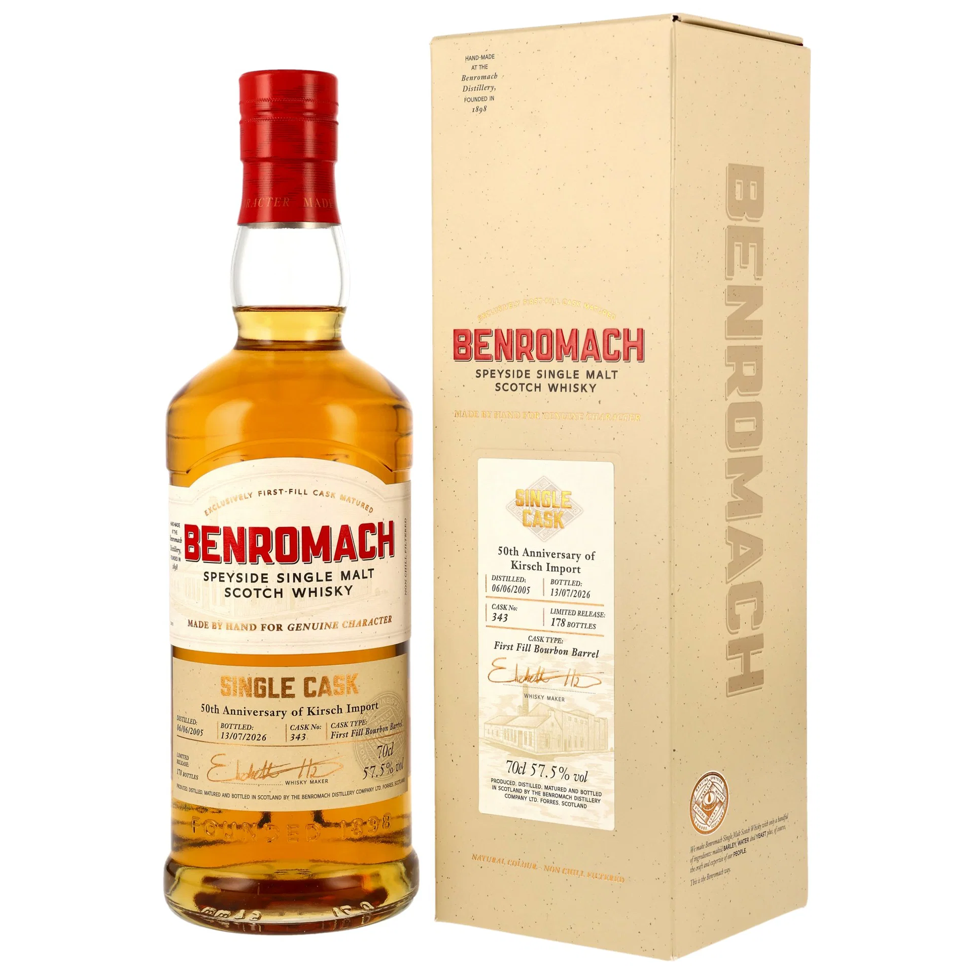 Benromach 2005 Bourbon #343 - 57,5%
